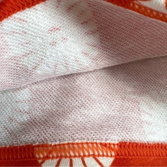 Christian Robinson Orange thick long sleeve T-shirt smiling suns - Picture 3 of 6